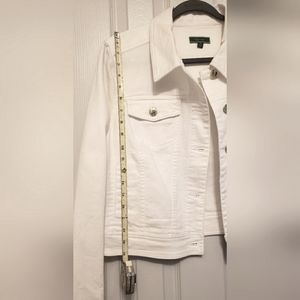 C Wonder Demin Stretch waisted / cropped jacket.